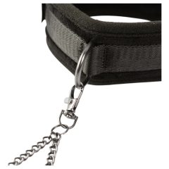 Sei Mio - Collar with Nipple Clamps (Black)