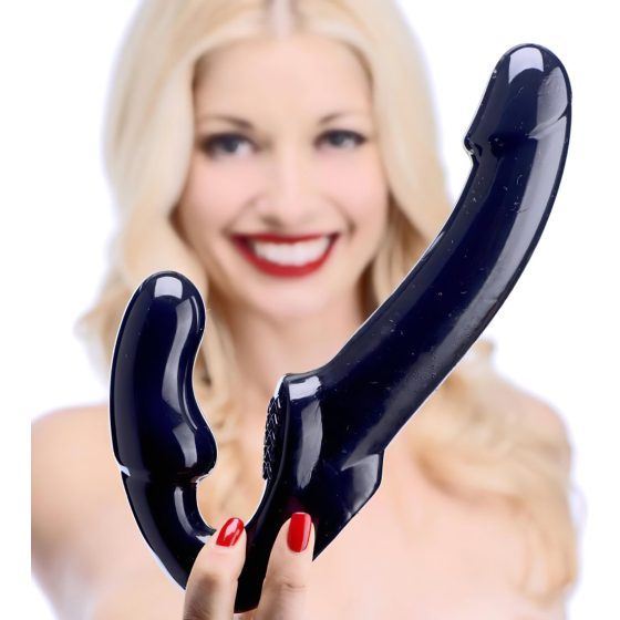 Strap U Revolver - Strapless Strap-On Dildo (Black)