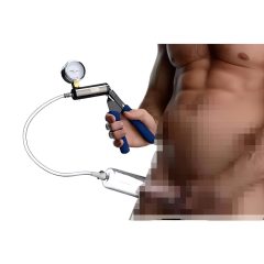   Tom Heavy Duty Penis Pump with Metal Pump Handle (Transparent)