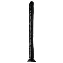 Suction Base Realistic Anal Dildo 19 - Black