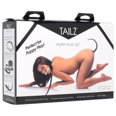 Tailz Puppy Player Set - Puppy anal dildo set (4 pieces)