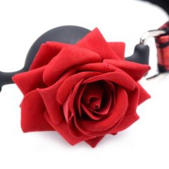 Master Series - Rose Silicone Gag (Red-Black)