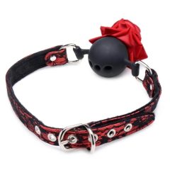 Master Series - Rose Silicone Gag (Red-Black)