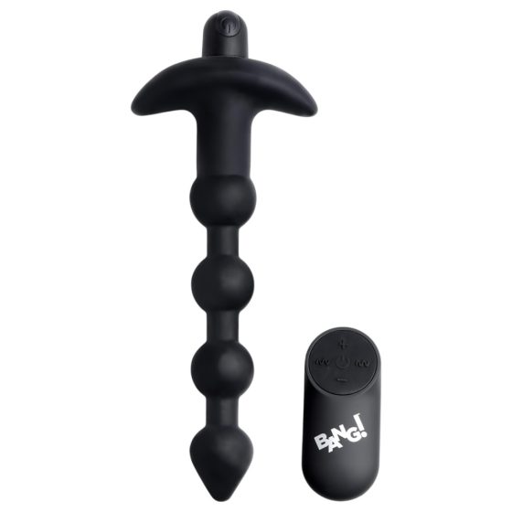 Bang! - Rechargeable Radio-Controlled Anal Vibrator (Black)