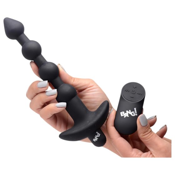 Bang! - Rechargeable Radio-Controlled Anal Vibrator (Black)