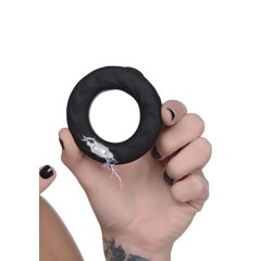 Zeus - Radio-Controlled E-Stim Cock Ring (Black)