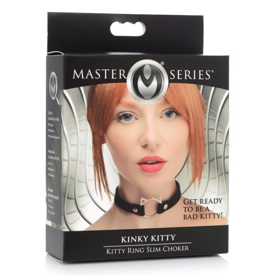 Kinky Kitty Master Series - Cat Head Collar (Black)