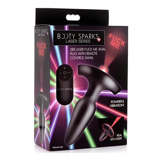 Booty Sparks Laser - Rechargeable, Wireless Anal Vibrator (Black)