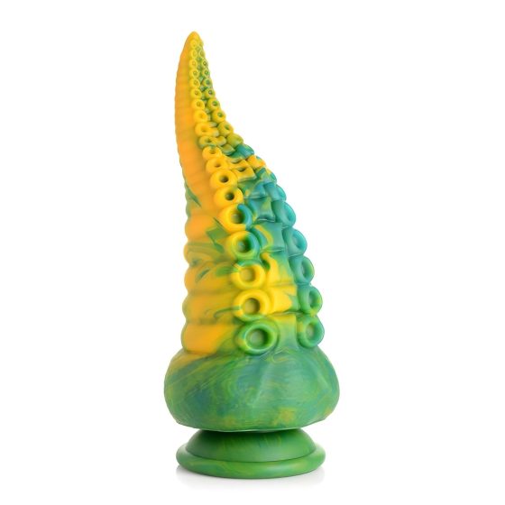 Octopus Tentacle Dildo - 22cm (Yellow-Green)