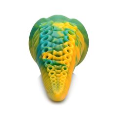 Octopus Tentacle Dildo - 22cm (Yellow-Green)