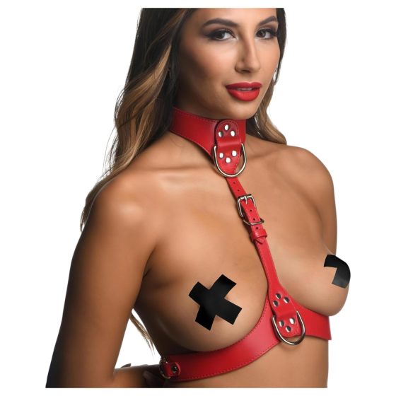 Strict - Neck Harness Body Harness (Red)