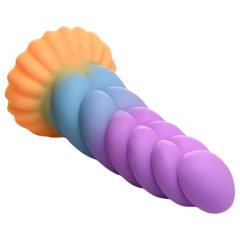 Unicorn Dildo - 21cm (Purple-Yellow)