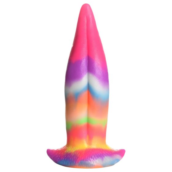 Rainbow Glow Silicone Dildo - 21cm