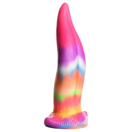 Rainbow Glow Silicone Dildo - 21cm