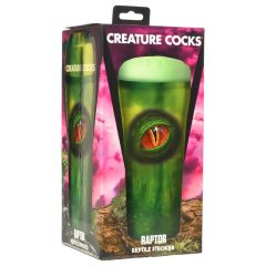   Creature Cocks Raptor - reptile masturbator in a case (black-green)