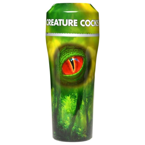 Creature Cocks Raptor - reptile masturbator in a case (black-green)