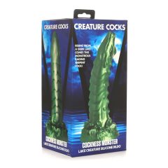   Creature Cocks Cockness Monster - Suction Cup Silicone Dildo (Green)