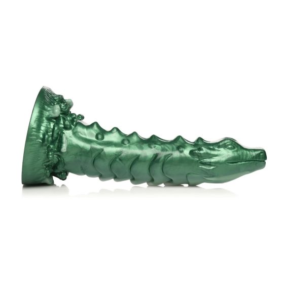 Creature Cocks Cockness Monster - Suction Cup Silicone Dildo (Green)