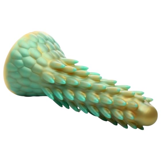 Stegosaurus Spiked Silicone Dildo - 20cm (Green)