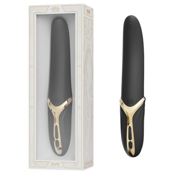 Zalo Eve - Rechargeable Warming Rotating Vibrator (Black)