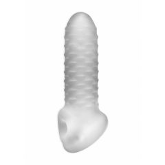 Fat Boy Checker Box - Penis Sleeve (15cm) - Milky White