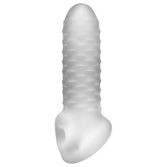 Fat Boy Checker Box - Penis Sleeve (15cm) - Milky White