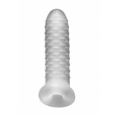 Fat Boy Checker Box - Penis Sleeve (15cm) - Milky White