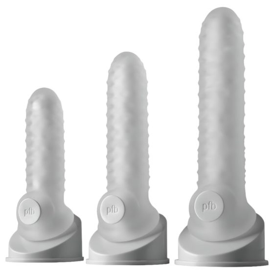 Fat Boy Checker Box - Penis Sleeve (15cm) - Milky White