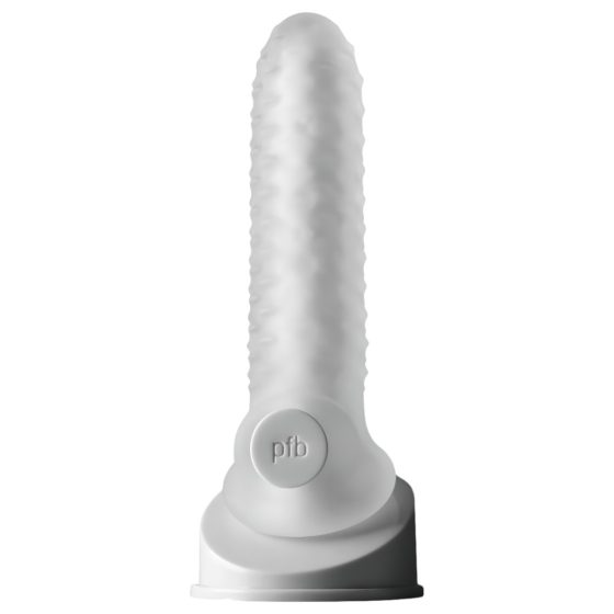 Fat Boy Checker Box - Penis Sleeve (17cm) - Milky White