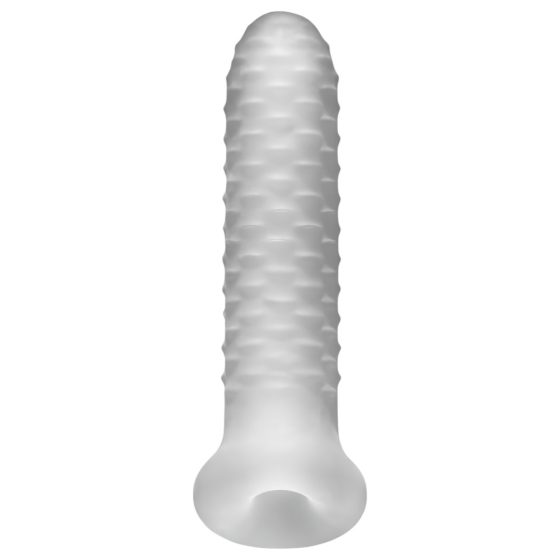 Fat Boy Checker Box - Penis Sleeve (17cm) - Milky White