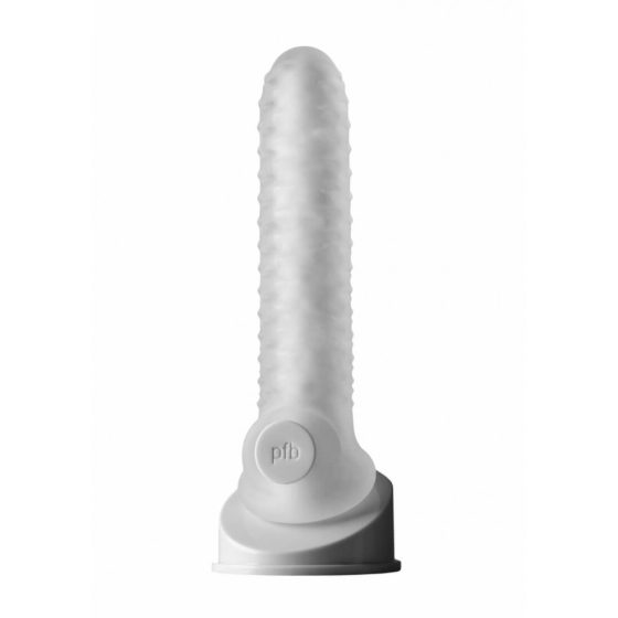 Fat Boy Checker Box - Penis Sleeve (19cm) - Milky White