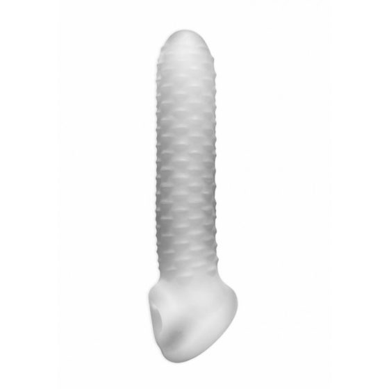 Fat Boy Checker Box - Penis Sleeve (19cm) - Milky White