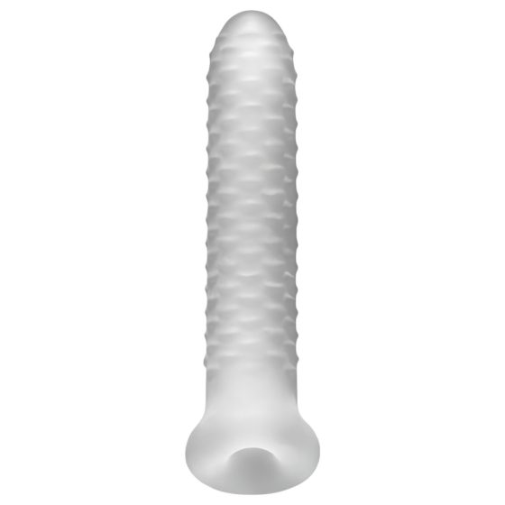 Fat Boy Checker Box - Penis Sleeve (19cm) - Milky White