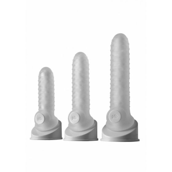 Fat Boy Checker Box - Penis Sleeve (19cm) - Milky White