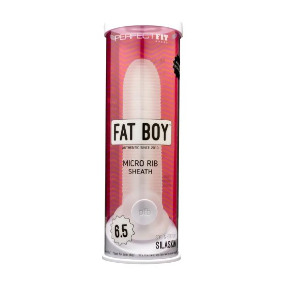 Fat Boy Micro Ribbed Sleeve (17cm) - Cream White