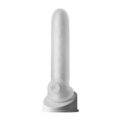 Fat Boy Micro Ribbed - Penis Sleeve (19cm) - Milky White