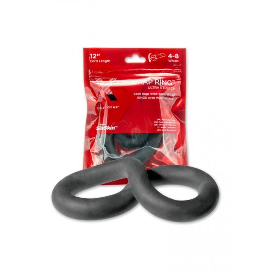 Ultra Wrap Thick Cock Ring - Black (30cm)