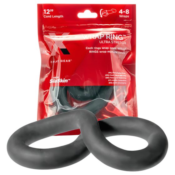 Perfect Fit Ultra Wrap 12 - thick penis ring - black (30cm)