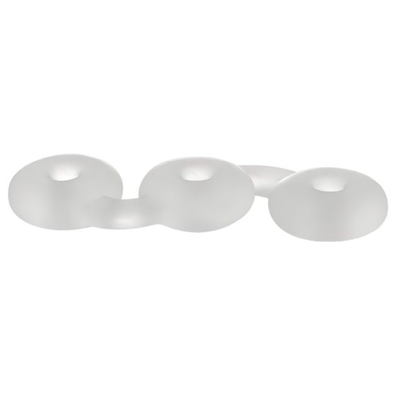 Perfect Fit Triple - Penis Ring Trio (White)