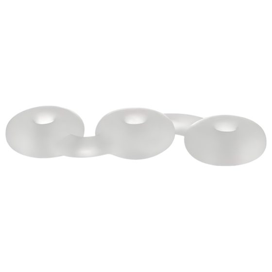 Perfect Fit Triple - Penis Ring Trio (White)