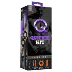 Quickie Kit - Penis Pump Set - Thick (4-Piece)