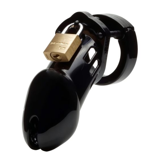 CB-6000 CB-X - Deluxe Black Chastity Cage with Lock