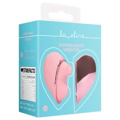   Loveline Tapping Heart - rechargeable clitoral vibrator (pink)