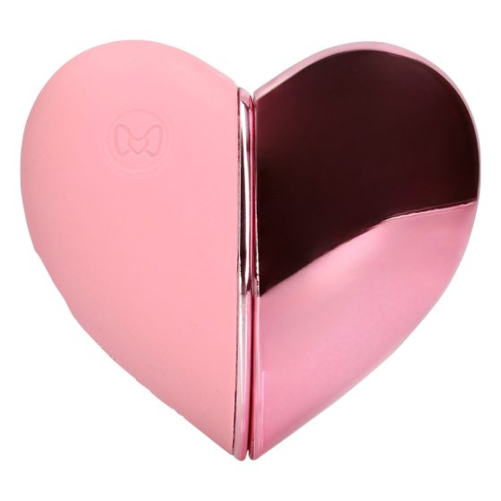 Loveline Tapping Heart - Rechargeable Clitoral Stimulator Vibrator (Pink)