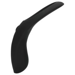   Loveline - Rechargeable, Vibrating Long Penis and Testicle Ring (Black)