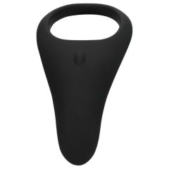   Loveline - Rechargeable, Vibrating Long Penis and Testicle Ring (Black)