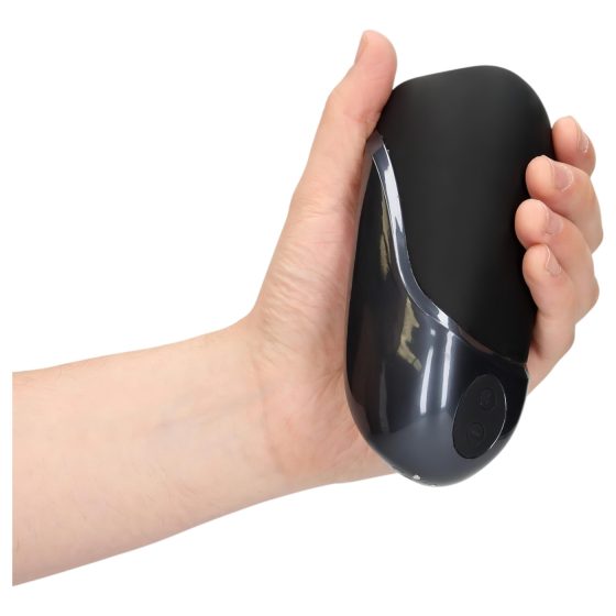 Loveline - Rechargeable, Waterproof Vibrating Masturbator (Black)