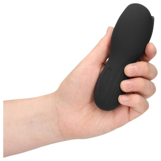 Loveline - Rechargeable Vibrating Masturbator (Black)