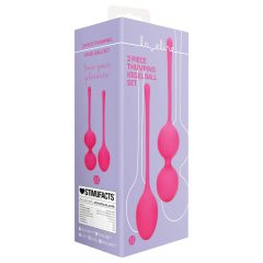 Loveline - Weighted Ben Wa Ball Set - 2 Pieces (Pink)