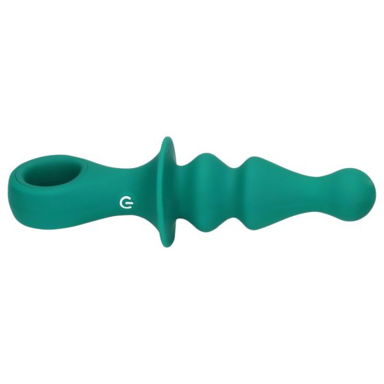 Loveline - Rechargeable, Beaded Anal Vibrator (Green)